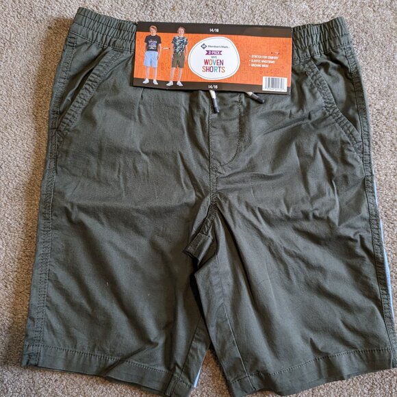 Member's Mark 2 Pack shorts Boys Size 14/16 BRAND NEW! - Picture 1 of 3